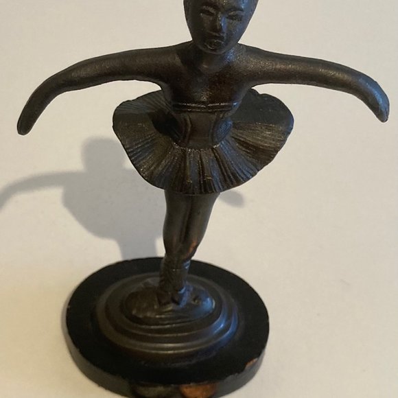 Vintage Metal Bronze Statue, Figurine, Ballerina - Picture 4 of 5